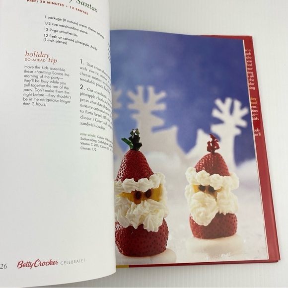 Betty Crocker Celebrate Holiday Food and Fun Hardcover Recipes Menus Decoration - Picture 10 of 15